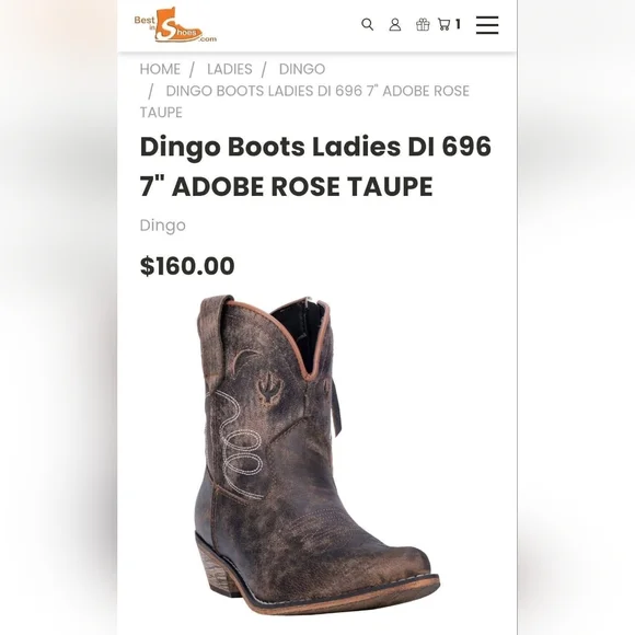 Gorgeous! Western DINGO Women's Genuine LEATHER Boots Size 9 Perfect Condition! - Picture 2 of 7